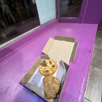Insomnia Cookies - Oatmeal Chocolate Walnut  Chocolate Peanut Butter Cup - Desserts Near Me - West Chester, Pennsylvania