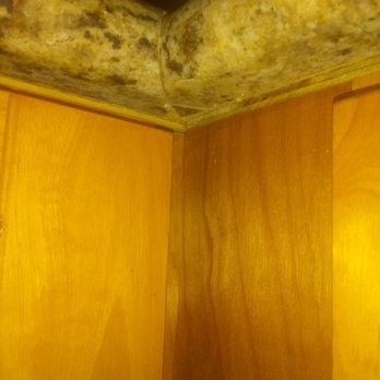 Apex Marble - See shoddy cut job from lower view with visable glue - Kitchen & Bath Near Me - San Jose, California