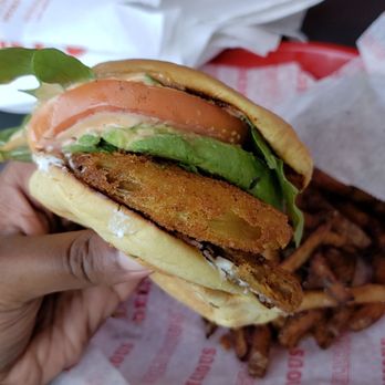 Good Stuff Eatery - Fried Green Tomato Burger - Burgers Near Me - Washington, DC, District of Columbia