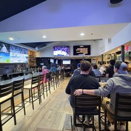Packed house for Trivia Night (except at the bar at that specific moment)
