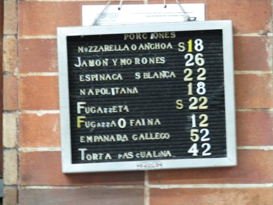 Menu photo 2 El Palacio de la Pizza Buenos Aires, C