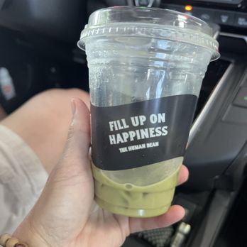 The Human Bean - Matcha Latte-almond milk and sugar free vanilla creamer - Coffee & Tea Near Me - Suwanee, Georgia