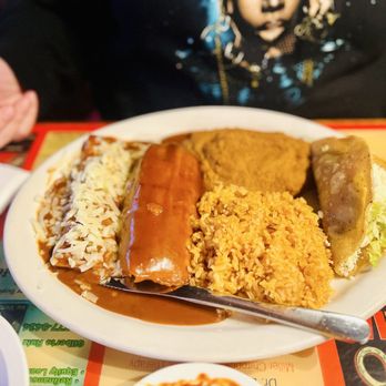 New Mecca Cafe - Taco tamale and enchilada combo plate - Mexican Near Me - Pittsburg, California New Mecca Cafe - Taco tamale and enchilada combo plate - Mexican Near Me - Pittsburg, California