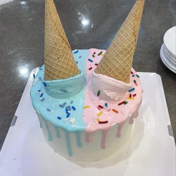 Ladyfingers Cakes - Gender Reveal Cake - Bakeries Near Me - San Leandro, California Ladyfingers Cakes - Gender Reveal Cake - Bakeries Near Me - San Leandro, California