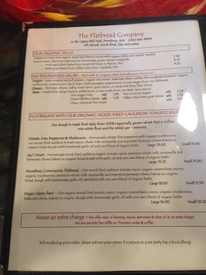 Menu photo 6 Flatbread Amesbury, MA