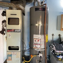 New Water Heater provided and installed by Tony with TNT WATER HEATERS