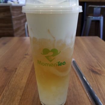 Momen Tea - Cheese foam green tea - Poke Near Me - New York, New York Momen Tea - Cheese foam green tea - Poke Near Me - New York, New York
