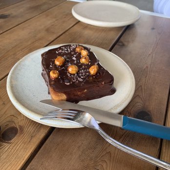 Squable - Pain de Chocolate with hazelnuts - Modern European Near Me - Houston, Texas