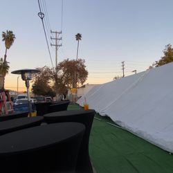 Private Event Set Up ; We Worked With Another Vendor & Set Up Outdoors On Our Parking Lot!