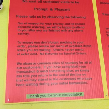 Guanatos Ice Cream - Rules to follow - Ice Cream & Frozen Yogurt Near Me - Bay Point, California Guanatos Ice Cream - Rules to follow - Ice Cream & Frozen Yogurt Near Me - Bay Point, California