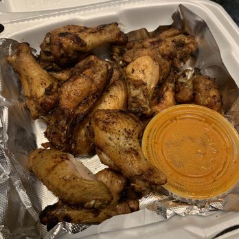 Panini Opa - 12 piece grilled chicken wings with hot sauce on side - Greek Near Me - Columbus, Ohio