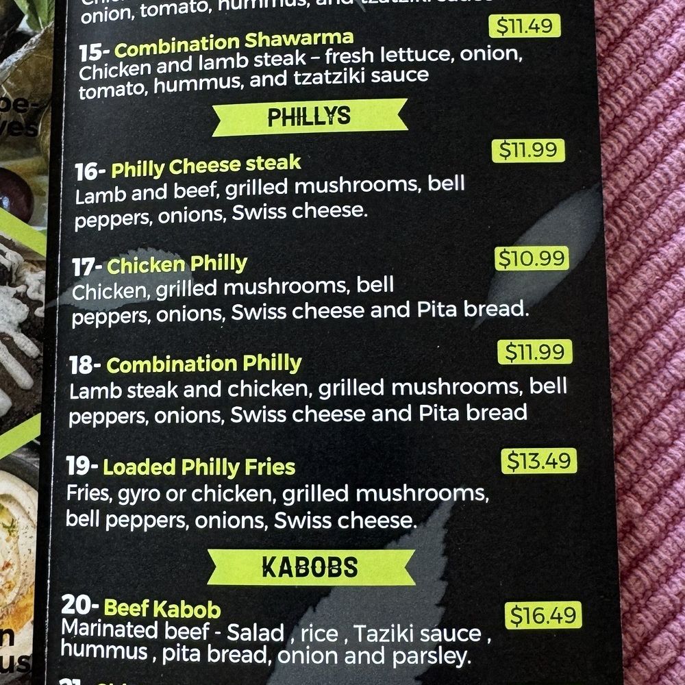Harir Gyro & Burger - Menu# 3 - Fast Food Near Me - Orangevale, California Harir Gyro & Burger - Menu# 3 - Fast Food Near Me - Orangevale, California