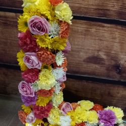 Randi's Hearts and Flowers - Personalized Initial for Memorial Service