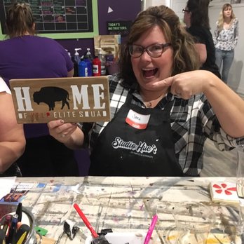 StudioHue DIY Parties and Workshops - My finished project - Art Classes Near Me