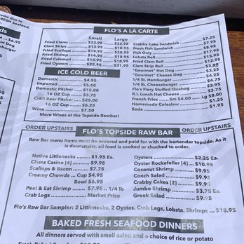 Flo's Clam Shack - Menu - Seafood Near Me - Middletown, Rhode Island
