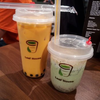 Leaf House - Thai tea and matcha tea Supreme - Bubble Tea Near Me - Cooper City, Florida