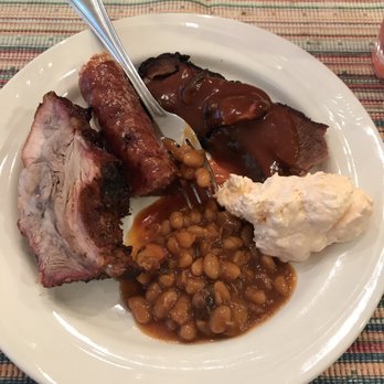 Gary Lee's Market - Ribs, sausage, brisket, and baked beans. (Orange salad our own) - Barbeque Near Me - Brunswick, Georgia Gary Lee's Market - Ribs, sausage, brisket, and baked beans. (Orange salad our own) - Barbeque Near Me - Brunswick, Georgia
