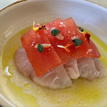 Atelier Manna - Hamachi Crudo - Cafes Near Me - Encinitas, California