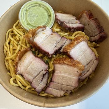 Saiga Vietnamese Eatery - Garlic Noodles with Pork Belly - Vietnamese Near Me - Irvine, California Saiga Vietnamese Eatery - Garlic Noodles with Pork Belly - Vietnamese Near Me - Irvine, California