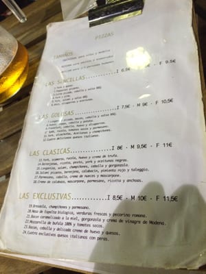 Menu photo 1 Mangiamo Valencia, V Menu photo 1 Mangiamo Valencia, V