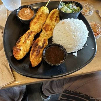 Saffron Thai - 2 Skewer Chicken Sate Combo - Thai Near Me - San Diego, California Saffron Thai - 2 Skewer Chicken Sate Combo - Thai Near Me - San Diego, California
