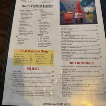 Broadway 830 - Drink menu - Pizza Near Me - Uvalde, Texas