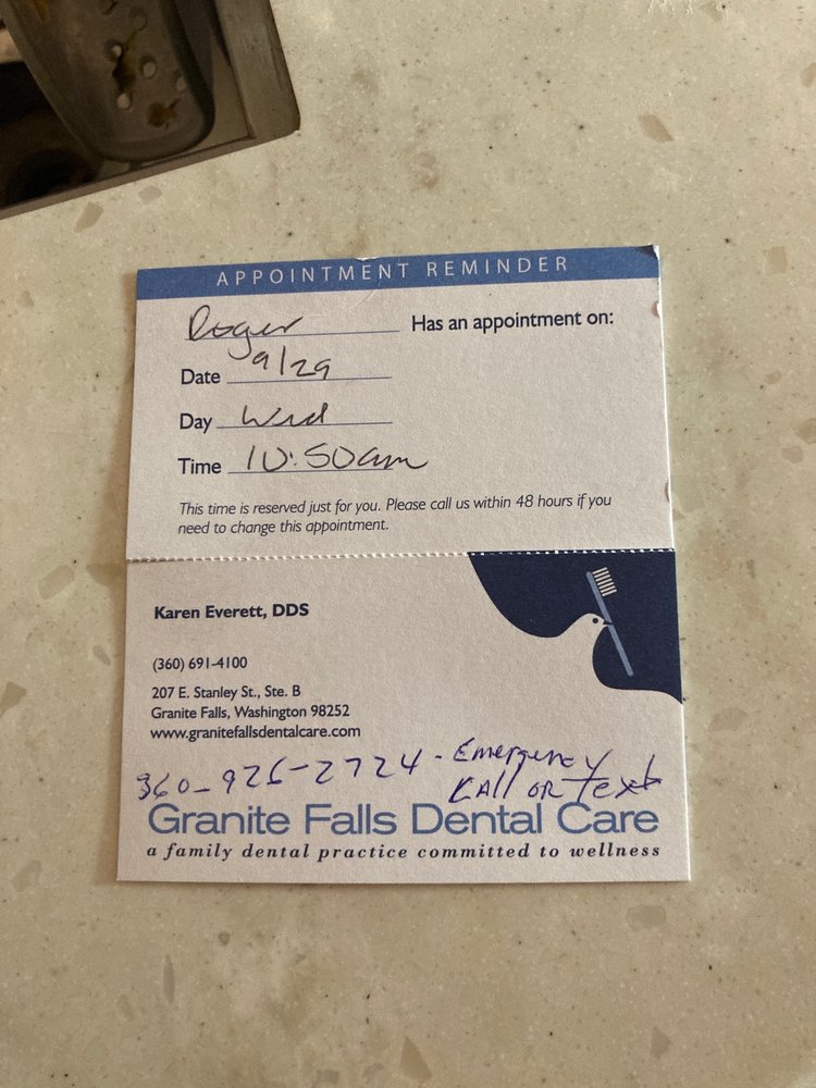 GRANITE FALLS DENTAL CARE Updated September 2024 207 E Stanley St