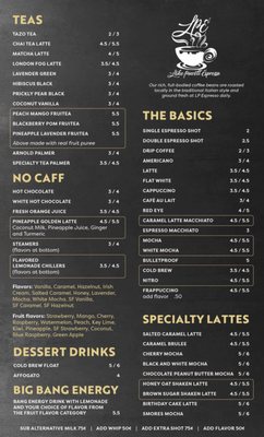 Menu photo 8 LP Espresso Page, AZ Menu photo 8 LP Espresso Page, AZ