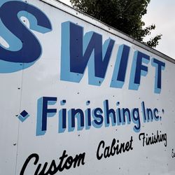 Swift Finishing - Box truck logo