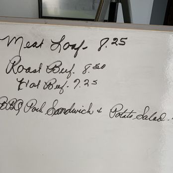 Betty's Place - a white board with writing on it - Salad Near Me - Bruning, Nebraska