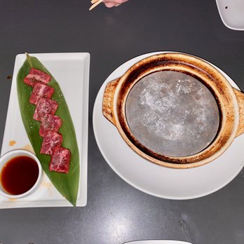Uchi - A5 Hot Rock - a must. - Japanese Near Me - Dallas, Texas Uchi - A5 Hot Rock - a must. - Japanese Near Me - Dallas, Texas