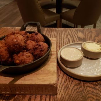 Yardbird - Hush Puppies - with creole remoulade and honey butter - Southern Near Me - Las Vegas, Nevada Yardbird - Hush Puppies - with creole remoulade and honey butter - Southern Near Me - Las Vegas, Nevada