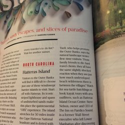 Hatteras Island Ocean Center - I went on a tour a few weeks ago. I wanted to share part of this article to show that they were mentioned in Southern Living Magazine! Cool!
