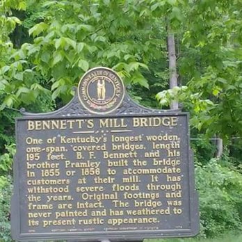 Bennett's Mill Covered Bridge - Landmarks & Historical Buildings Near Me - Greenup, Kentucky
