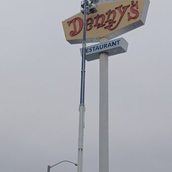 Denny's - the sign for the restaurant - American Near Me - San Clemente, California