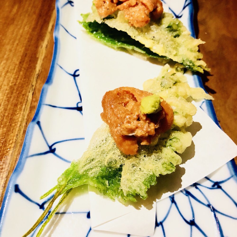 Kamonegi - The uni x shiso bomb! So refreshing! - Japanese Near Me - Seattle, Washington Kamonegi - The uni x shiso bomb! So refreshing! - Japanese Near Me - Seattle, Washington