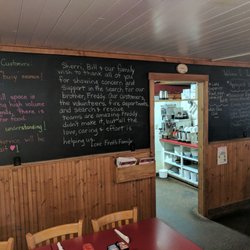 Twin Gables Cafe & Lounge - Menu board