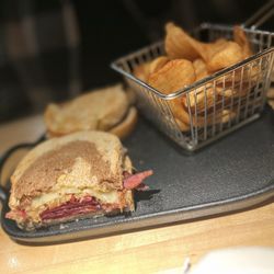Squatters Roadhouse Grill & Bar - Rueben with fries