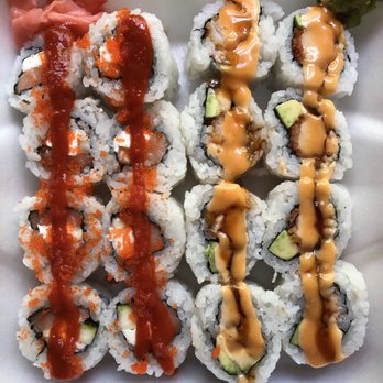 Nara Express - Volcano and pagoda rolls - Japanese Near Me - Lenoir, North Carolina