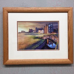 Custom Picture Framer - 18th hole at the Old Course at St Andrews.  How's your short game?