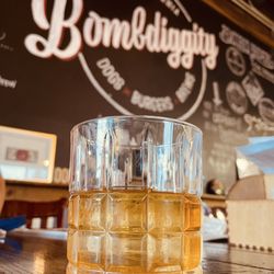 Bombdiggity Dogs Burgers & Brew - Penelope on the rocks.