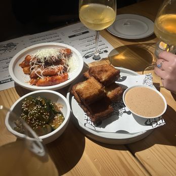 Jilli - Shrimp Toast, Cucumber Salad, & Tteok Twigim - Korean Near Me - Los Angeles, California