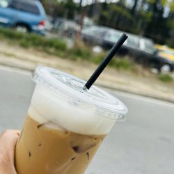 Shiba Coffee and Tea - Iced pistachio latte