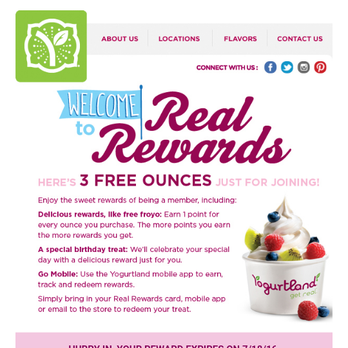 Yogurtland - Download the app for 3 free ounces - Ice Cream & Frozen Yogurt Near Me - Pico Rivera, California Yogurtland - Download the app for 3 free ounces - Ice Cream & Frozen Yogurt Near Me - Pico Rivera, California