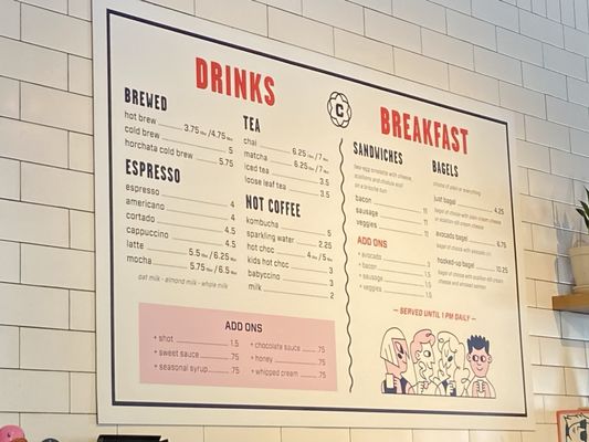 Menu photo 1 Camellia Coffee Roasters Sacramento, CA