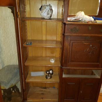 Furniture Medic - Thieves damaged the center fold-out portion of the Secretary and busted the middle drawer. - Furniture Repair Near Me Furniture Medic - Thieves damaged the center fold-out portion of the Secretary and busted the middle drawer. - Furniture Repair Near Me