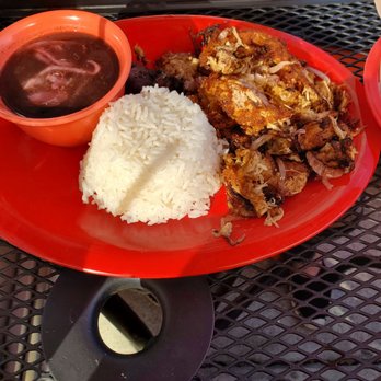Cuban Kitchen - Shredded crispy chicken with rice and beans - Cuban Near Me - San Mateo, California