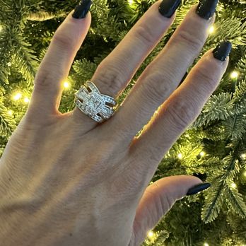 Simon the Jeweler - Ring sized and added a Halo band, love it! - Jewelry Near Me - Brentwood, California