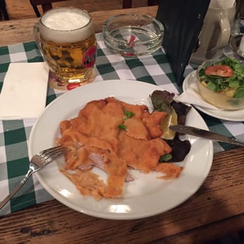 Gasthaus Zur Eisernen Zeit - Wiener Schnitzel. When in Wien....  Truly, it was great! - Austrian Near Me - Vienna, 9