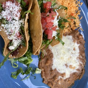 Verdes El Ranchero - 2 tacos rice and beans - Mexican Near Me - La Jolla, California Verdes El Ranchero - 2 tacos rice and beans - Mexican Near Me - La Jolla, California